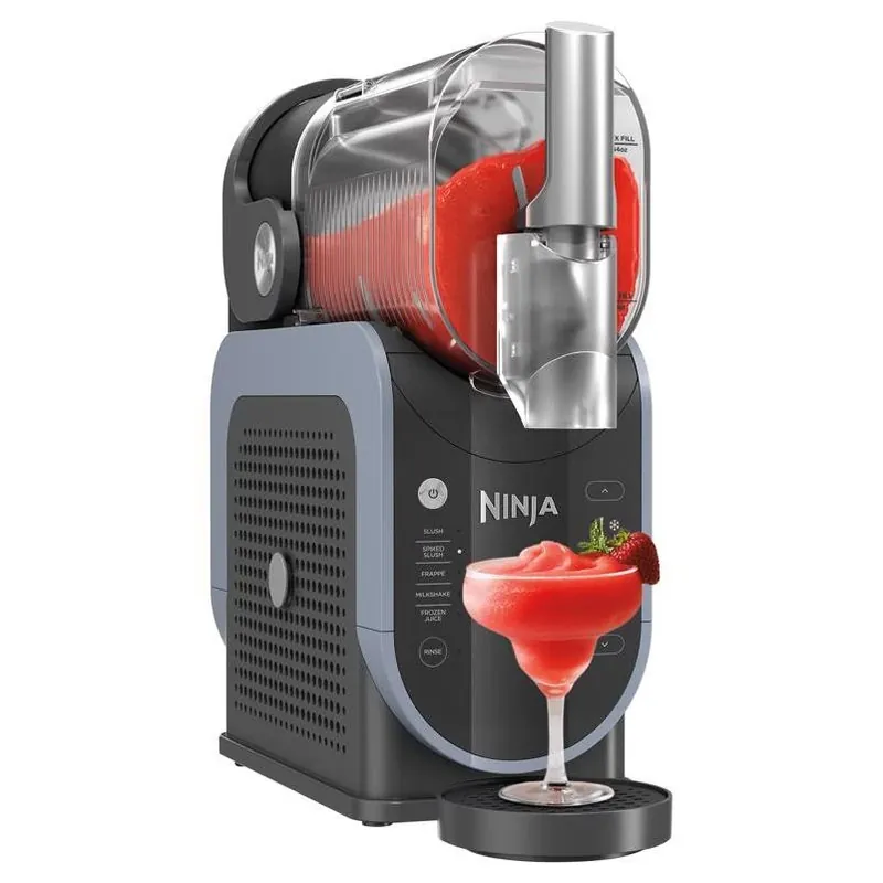Ninja Slushi 2‑Quart Black Frozen Dessert Maker – Compact Ice Cream & Sorbet Machine