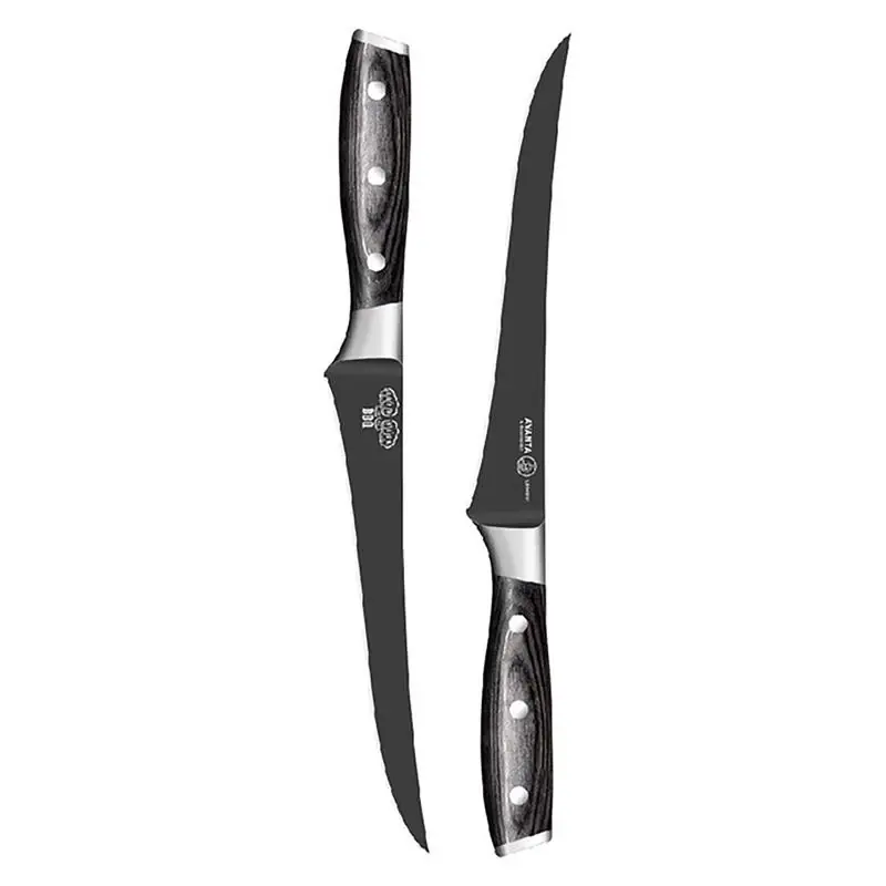 Messermeister Avanta 7 Inch Stainless Steel Fillet Knife With Wood Handle