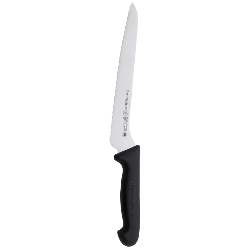 Pro Series 8 In. Stainless Steel Serrated Bread Knife With Offset Handle