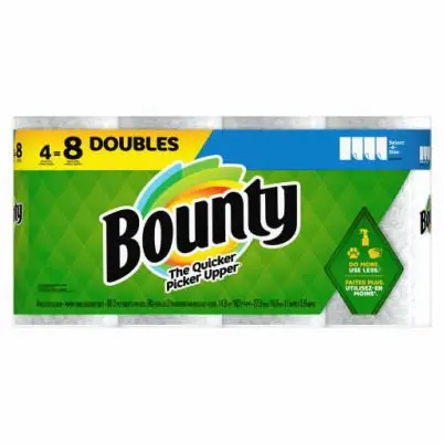 Select-A-Size Paper Towels, White, 4 Double Rolls