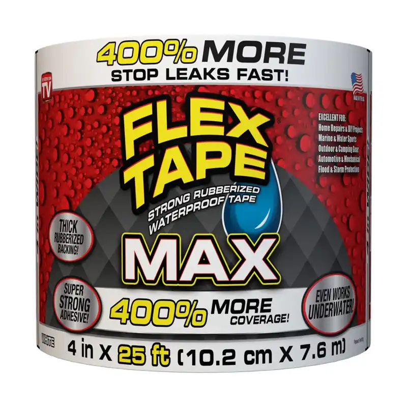 Flex Tape Max, White, 4 In. X 25 Ft.