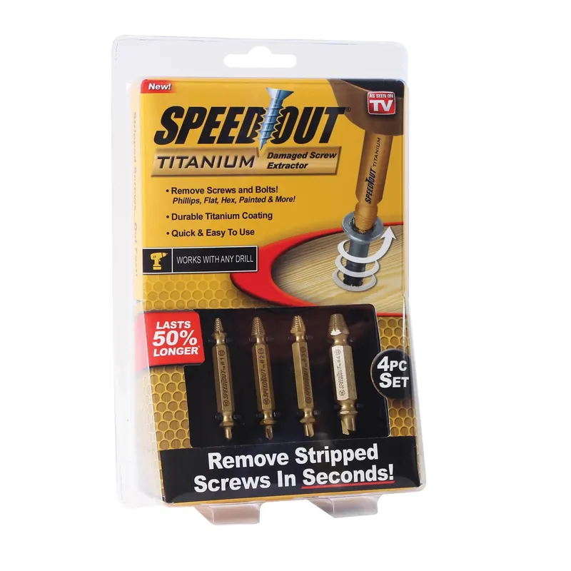 As Seen On TV Speed Out Screw Extractor Tool 1 Pk