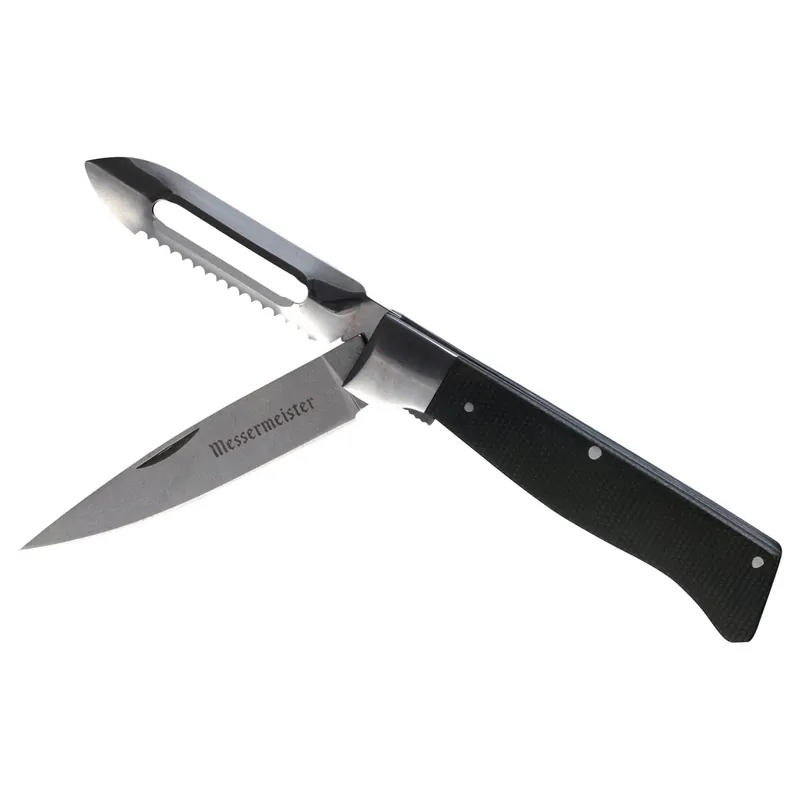 Adventure Chef 3.5 In. Stainless Steel Folding Knife And Peeler