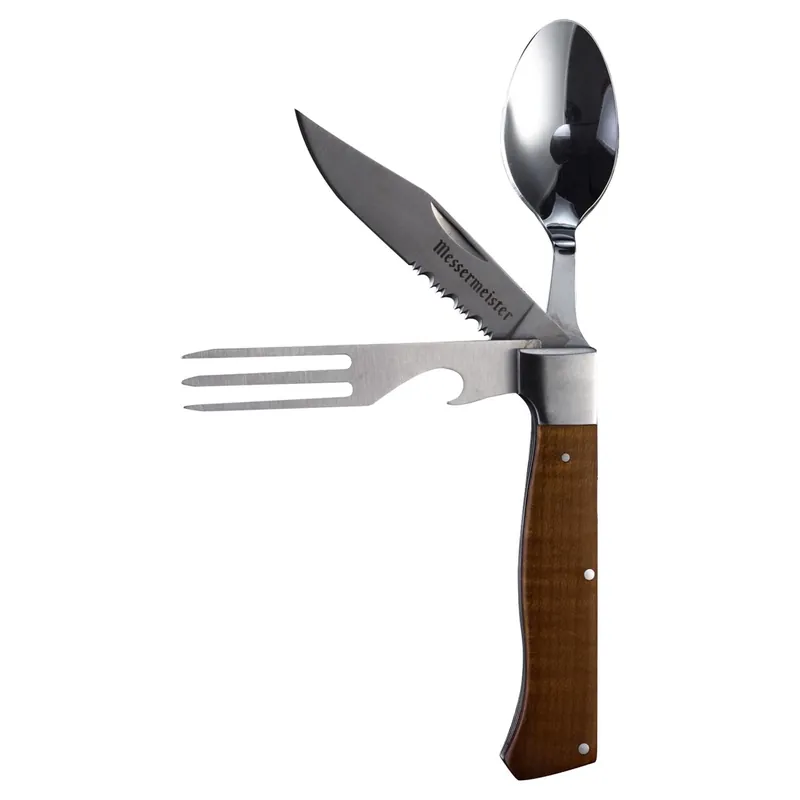 Adventure Chef 3.250 In. Stainless Steel Folding Camp Utensil - 1 Piece