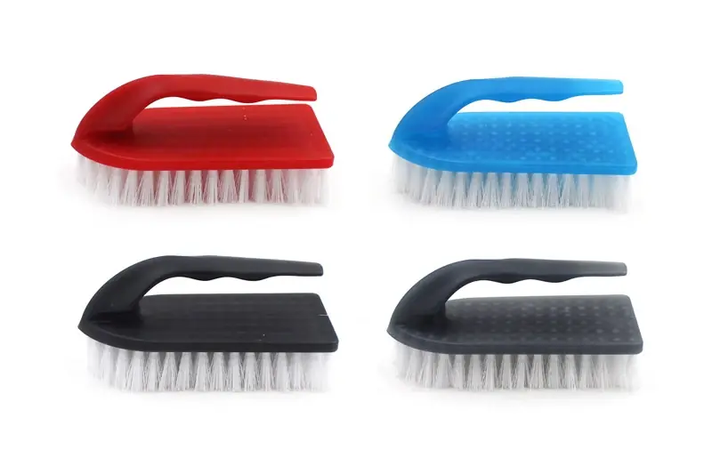 Diamond Visions 2 In. W Plastic Handle Scrub Brush