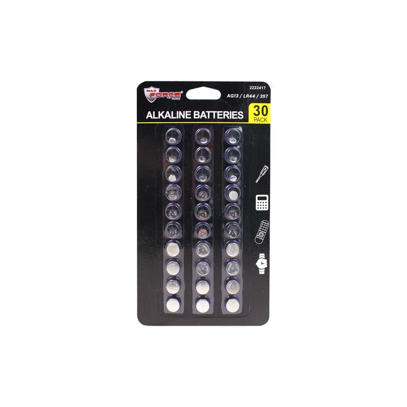Diamond Visions Battery Solutions Alkaline Assorted 3 V Button Cell Battery 30 Pk