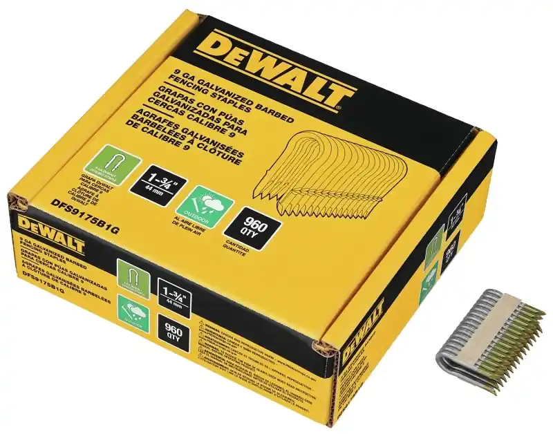 DFS9175B1G 1.75 In. 9 Gal Galvinized Barbed Staple - Pack Of 960