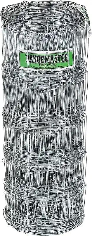 Rangemaster 6656 Galvanized Field Fence, 330 Ft Length, 47 In Height, 12 Gauge Steel