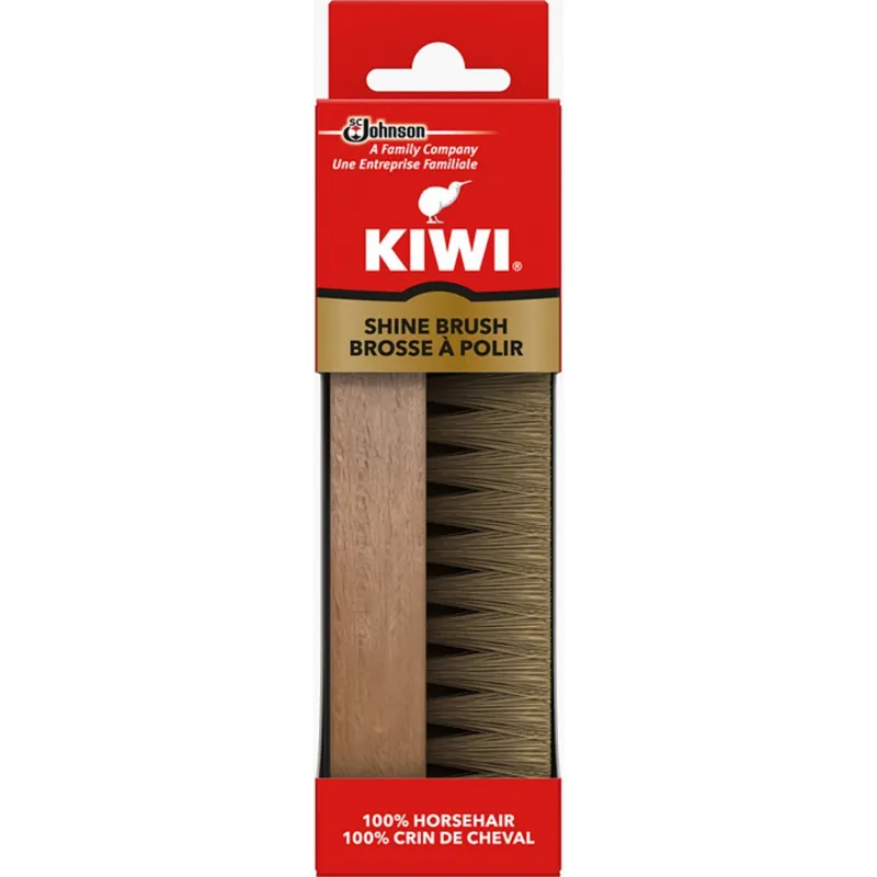 Shoe Shine Brush, 100% Horsehair