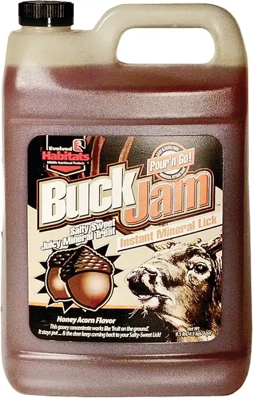 Buck Jam 1 Gallon Mineral Liquid, Honey Acorn Flavor