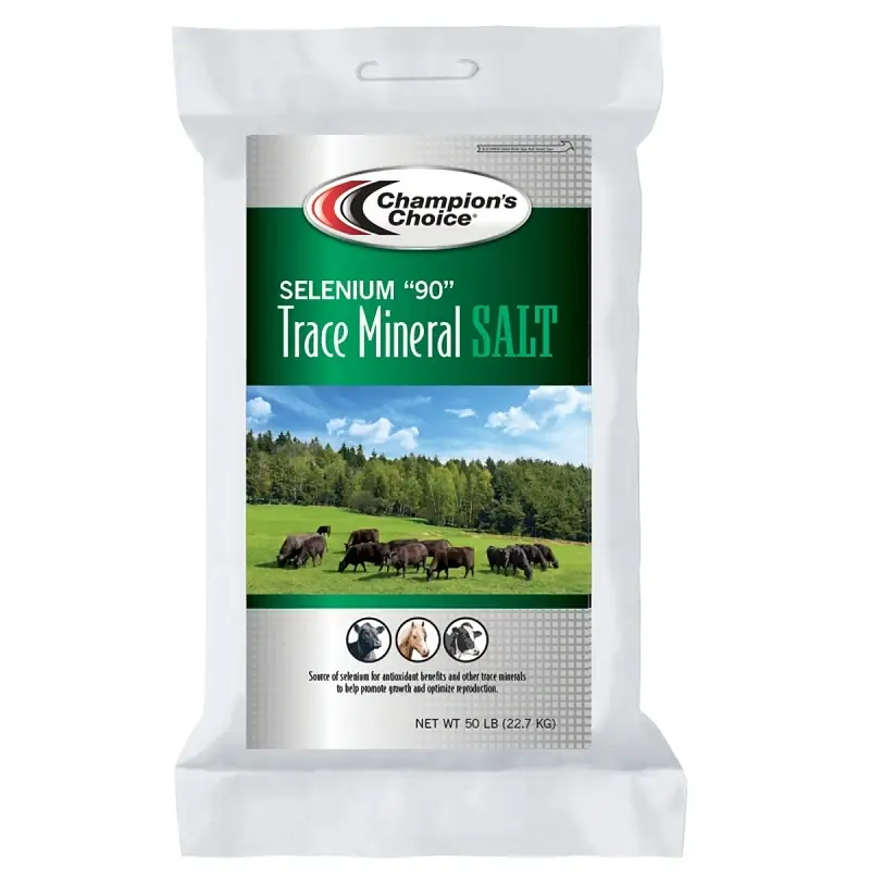 Champion‘s Choice Selenium 90 Trace Mineral Salt, 50 Lb Bag - Cargill