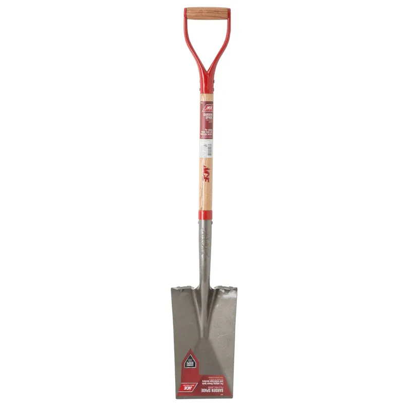 41.5 In. Steel Garden Spade With American Ash Handle For Landscaping