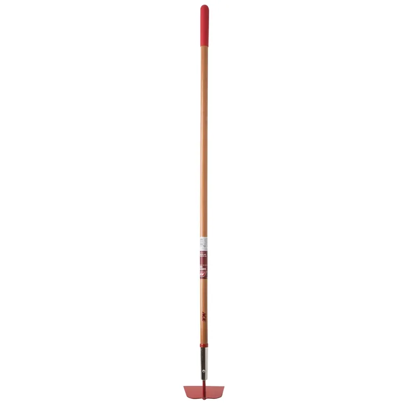 63 In. Steel Garden Hoe With Wood Handle For Weeding And Chopping