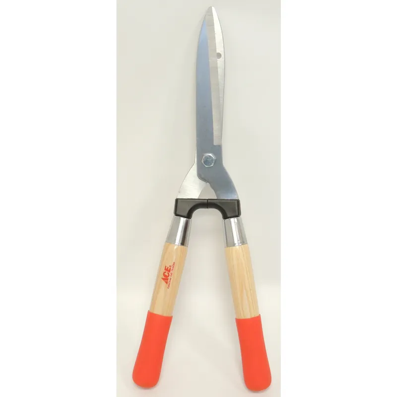 Gt2745 A Steel Straight Edge Hedge Shears With American Ash Handles