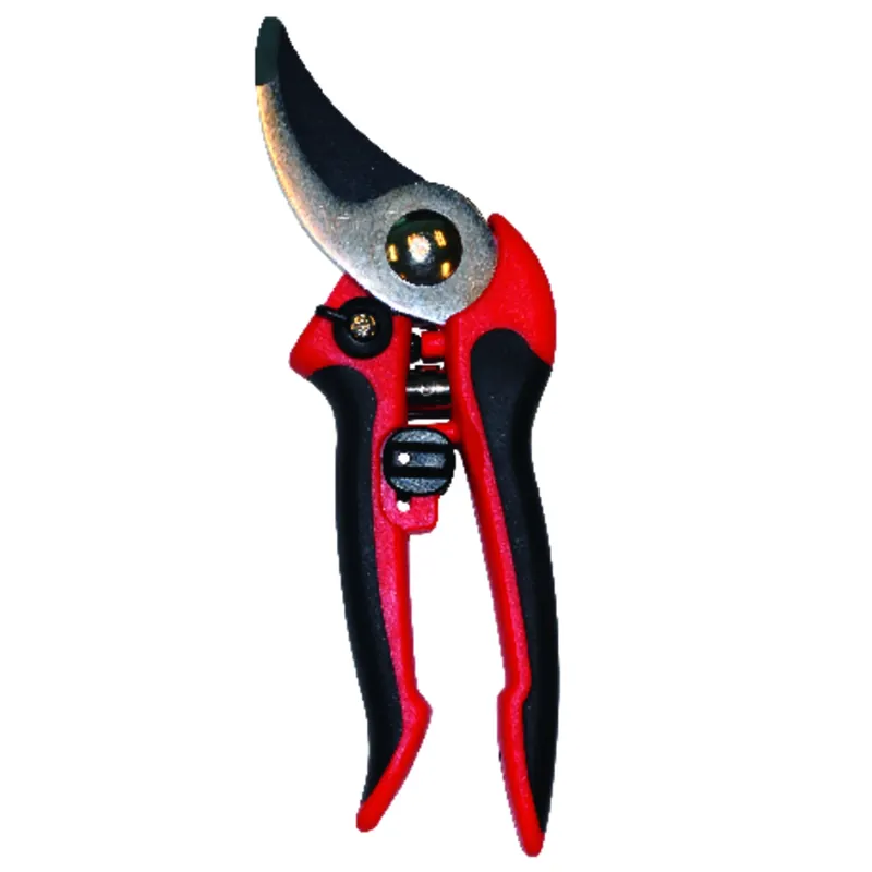 8 In. Chrome Plated Sk5 Bypass Pruners With Non-slip Grip And Non-stick Blades