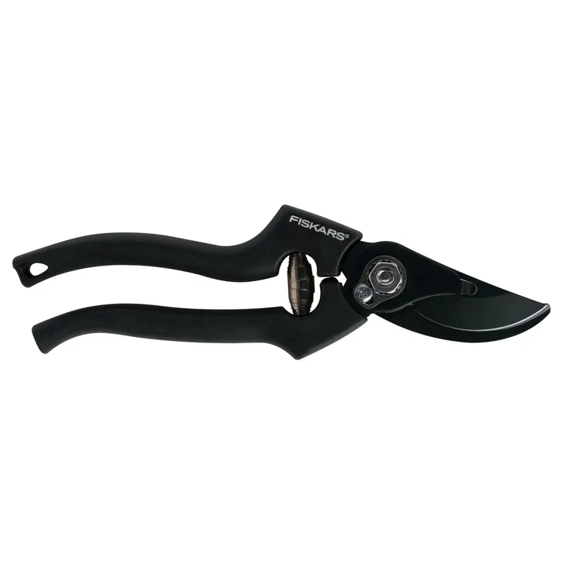 5 In. Steel Curved Pruners With Adjustable Blade Tension And Low-friction Coating