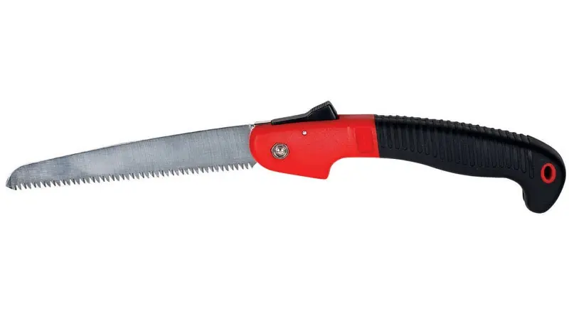 8 In. Steel Triple Cut Folding Pruning Saw With Non-slip Grip
