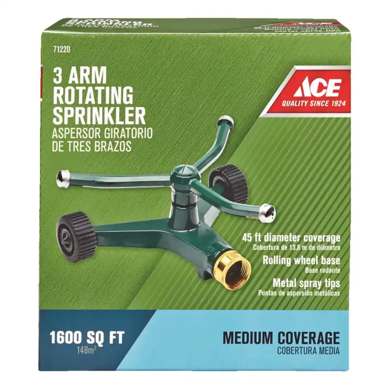 Ace Metal Sled Base Rotor Sprinkler 2100 Sq. Ft.