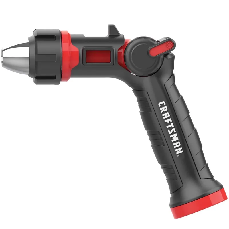 Craftsman Adjustable Jet Stream Plastic Hose Nozzle With Thumb Control