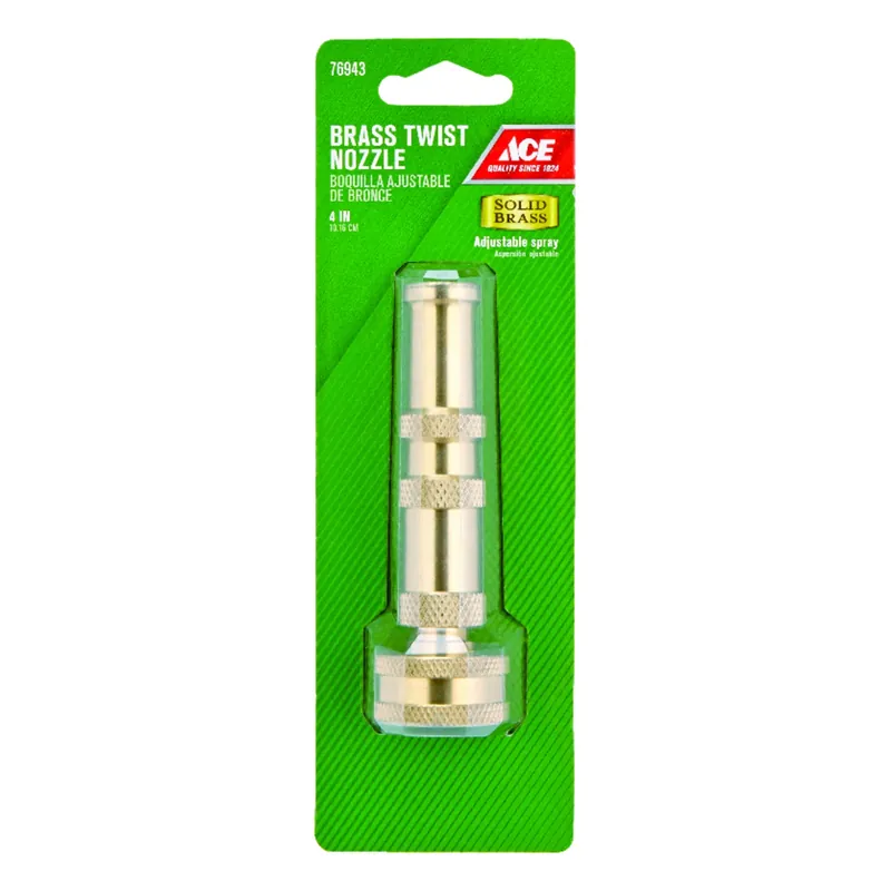 Adjustable Jet Stream Brass Hose Nozzle With Multiple Spray Patterns - Model Gt3184