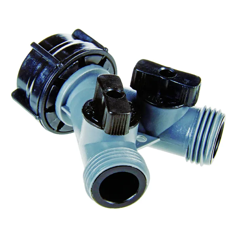 Plastic Threaded Female/male 2-way Shut-off Valve For Efficient Water Control