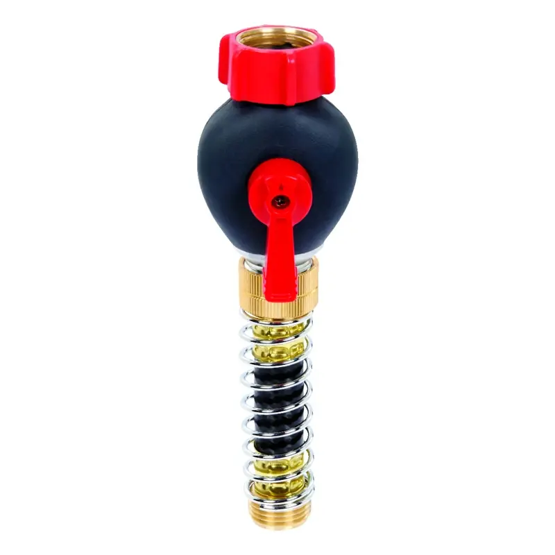 Metal Threaded Male Hose Flex Shut-off Valve With Free-spinning Coupling Nut