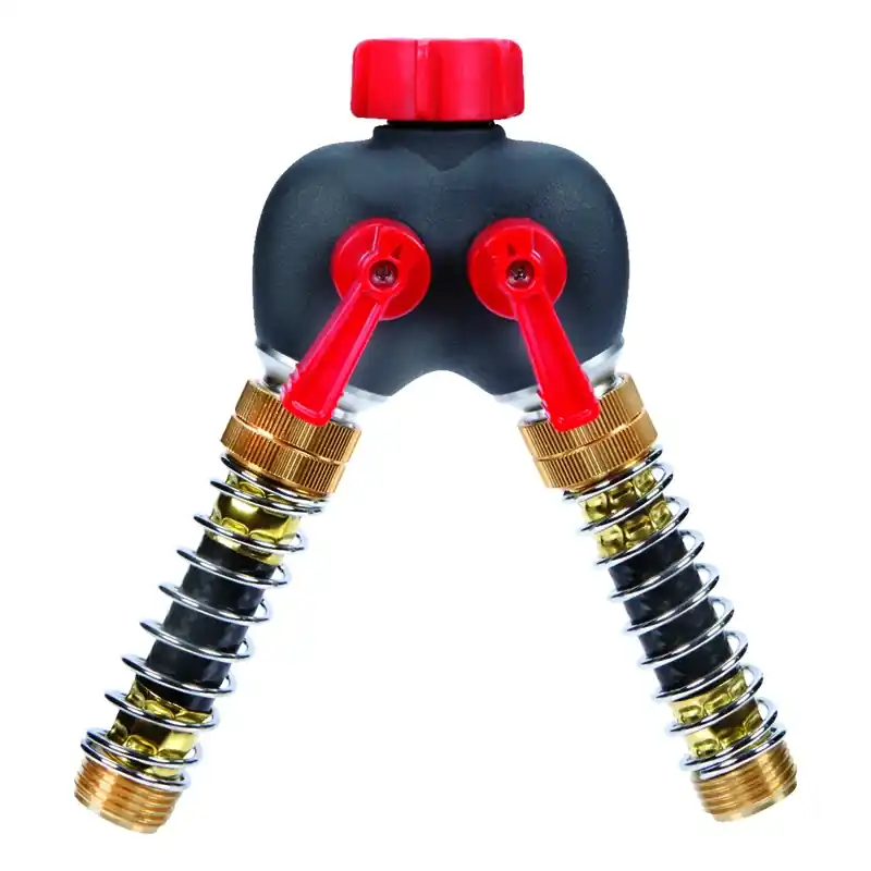 Plastic Threaded Male Flexible Hose 2-way Shut-off Valve Model 314sa