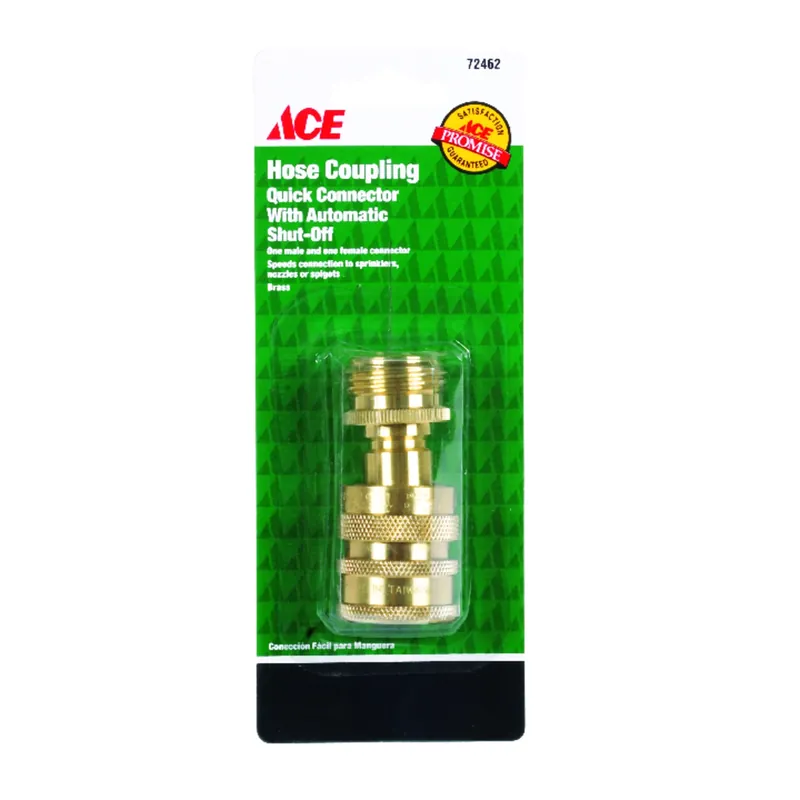 Brass Threaded Male/female Quick Connector Coupling For Garden Hose - Model Gt1922a