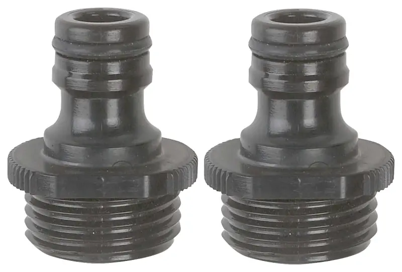 Male Hose End Quick Connectors, 2-Pk.