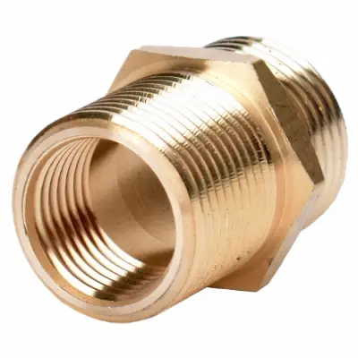 3/4 In. X 3/4 In. X 1/2 In. Brass Hose To Pipe Connector