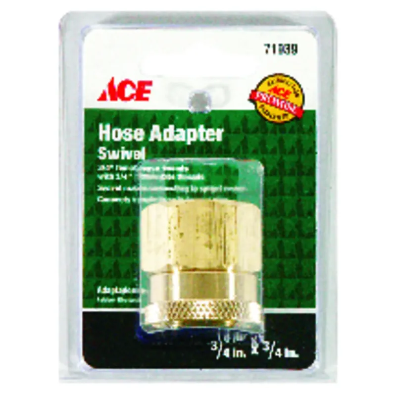 3/4 In. Fht X 3/4 In. Fpt Brass Threaded Female Hose Adapter Gt3082a