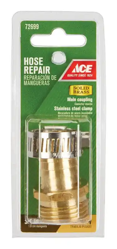 3/4 In. Hose Barb X 3/4 In. Mht Brass Threaded Male Hose Repair Gt3032a
