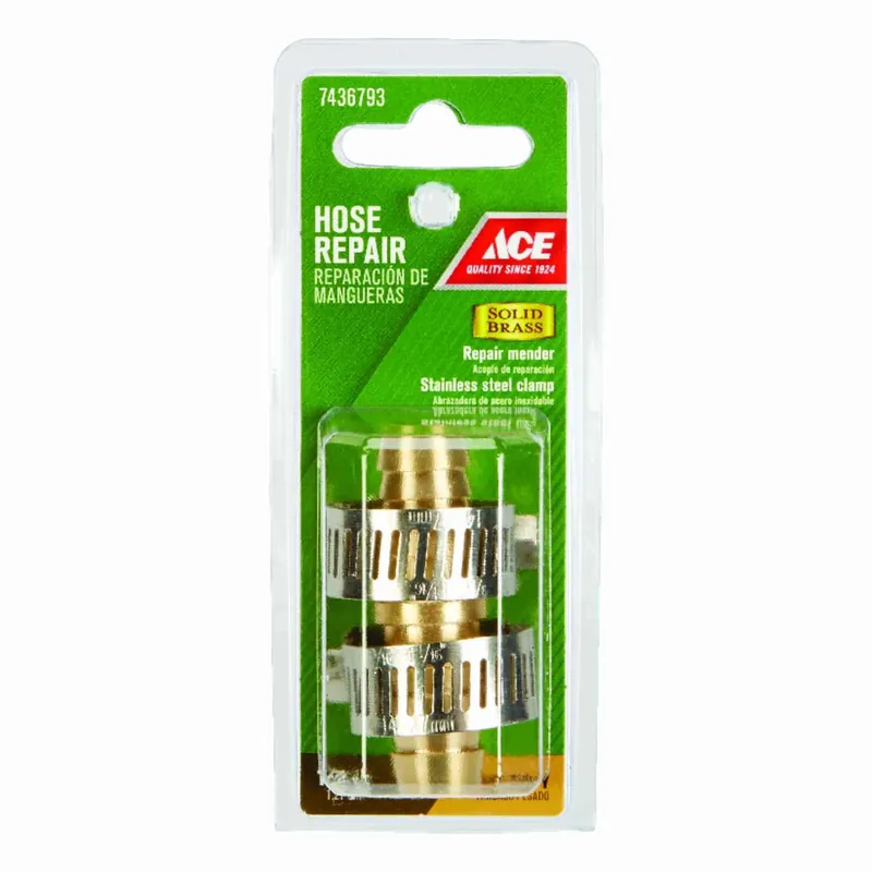 1/2 In. Brass Male Hose Repair Connector - Durable And Corrosion Resistant