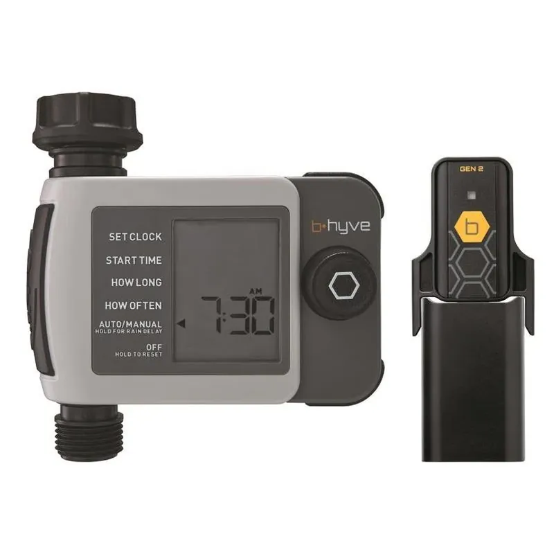 Orbit Bhyve Wi‑Fi Programmable Hose Faucet Timer – Single‑Zone, Battery Backup