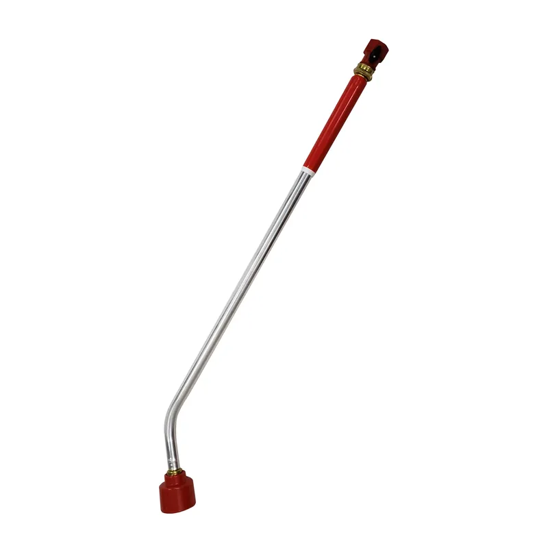 1 Pattern Shower Aluminum Rain Wand With Brass Shut-off Valve - 30 Inches