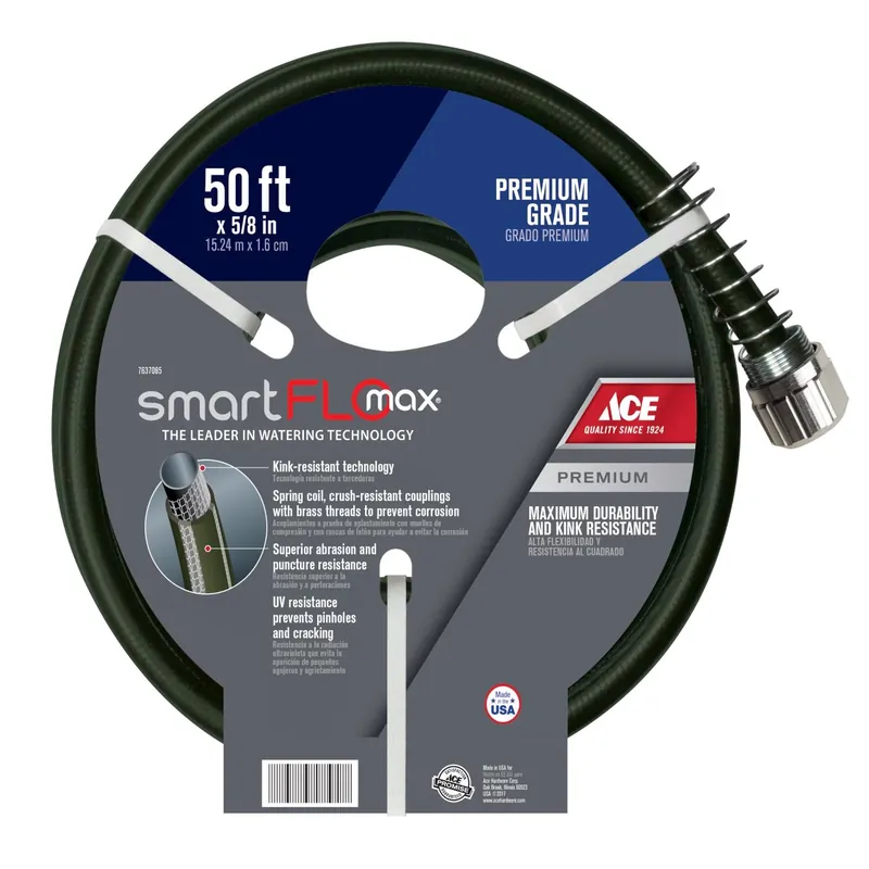 Smartflo Max 5/8 In. Dia. X 50 Ft. L Premium Grade Garden Hose