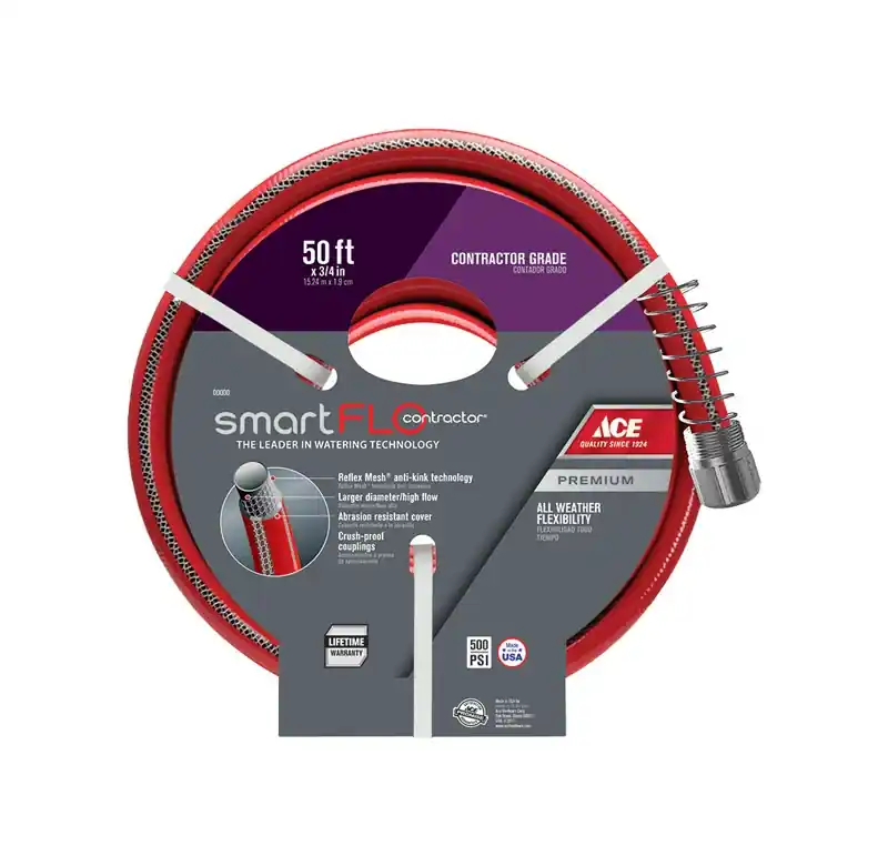 Smartflo 3/4 In. Diameter X 50 Ft. Length Contractor Grade Garden Hose