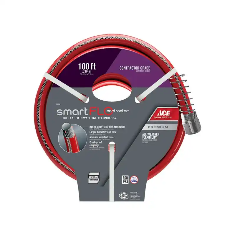 Smartflo 3/4 In. Diameter X 100 Ft. Length Contractor Grade Garden Hose