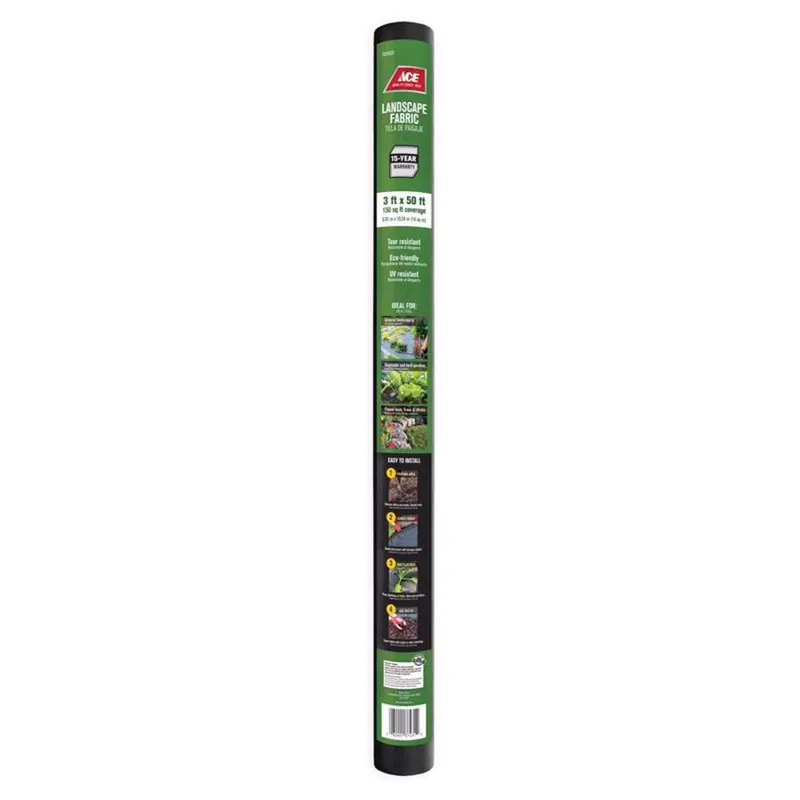 3 Ft. W X 50 Ft. L Durable Polypropylene Landscape Fabric For Weeds Control