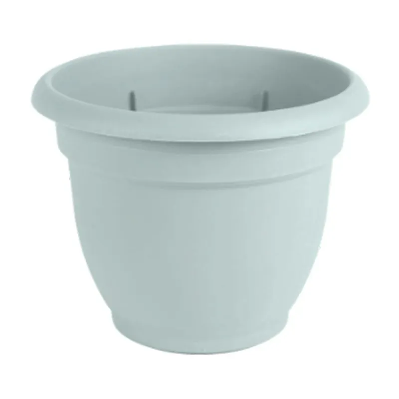 Ariana Self Watering Planter, Plastic, Misty Blue, 12-In.