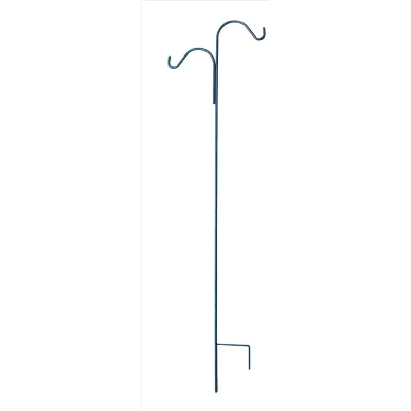 Living Accents Black Steel 84 Inch Double Crook Plant Hook