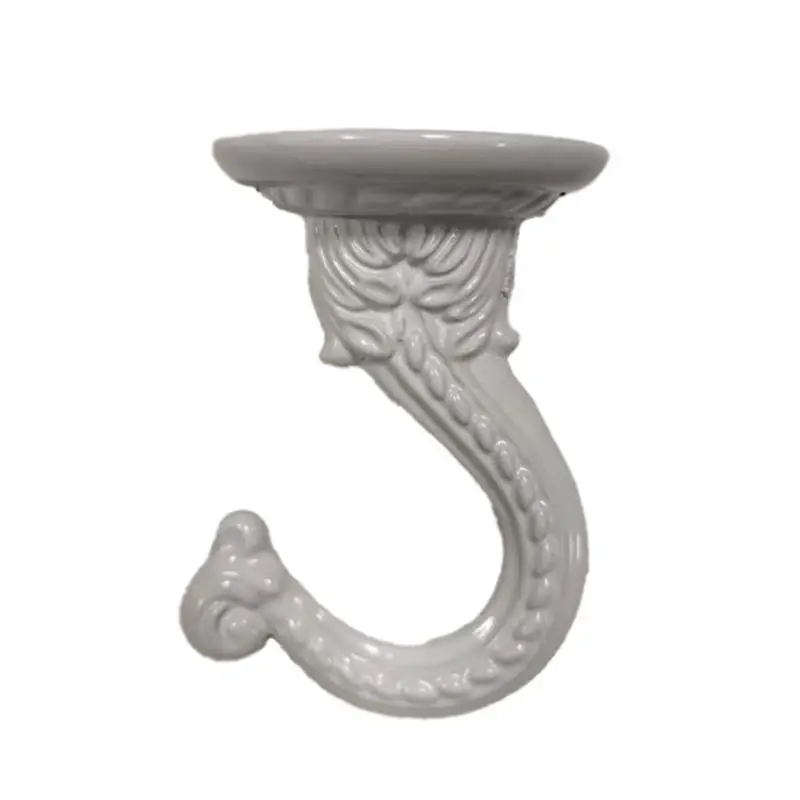 Living Accents White Zinc 2 In. H Sturdy Swag Hook 1 Pk