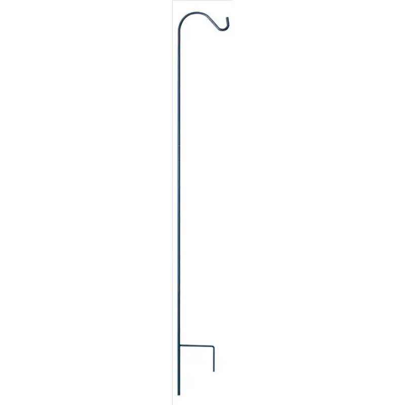 Living Accents Black Steel 64 Inch Single Crook Plant Hook