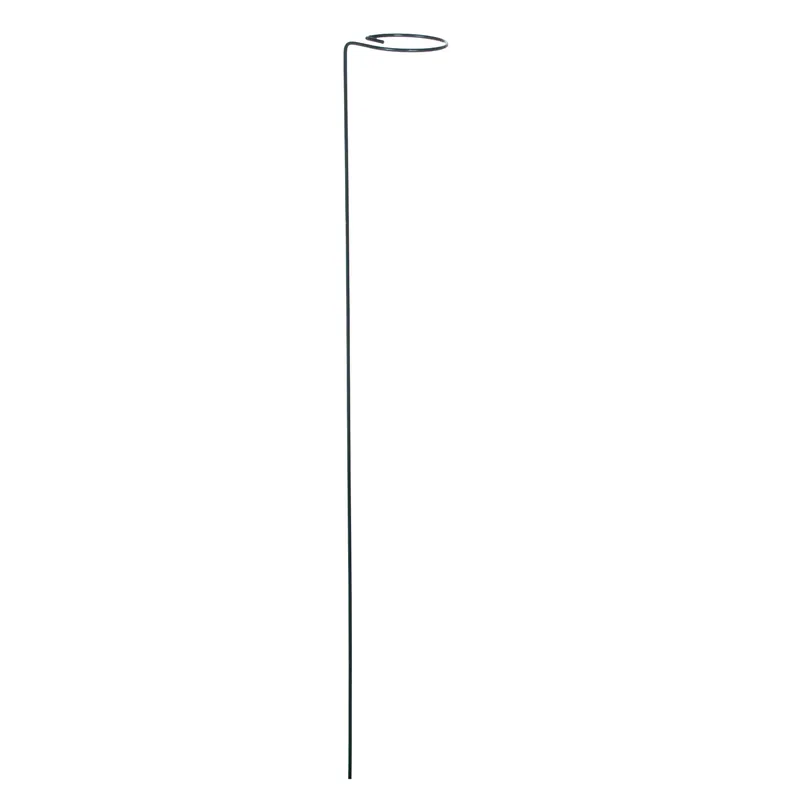 24 Inch High X 2 Inch Wide Green Steel Plant Support For Garden