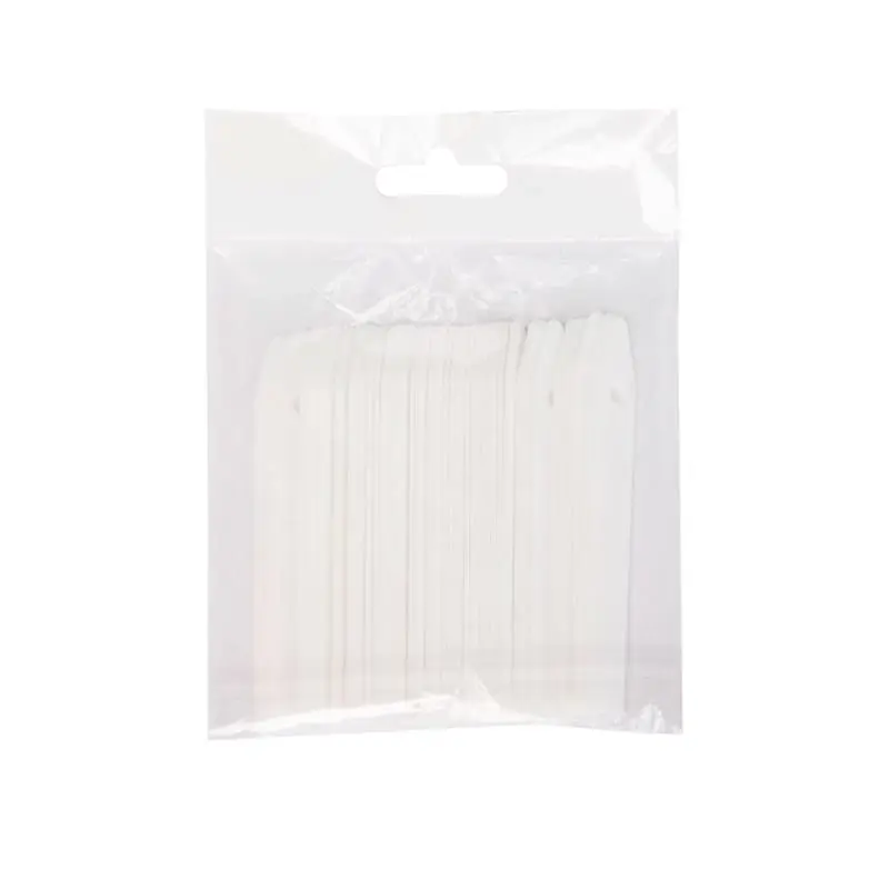 4 In. H X 3.63 In. W X 0.5 In. D White Plastic Plant Label - 50 Count