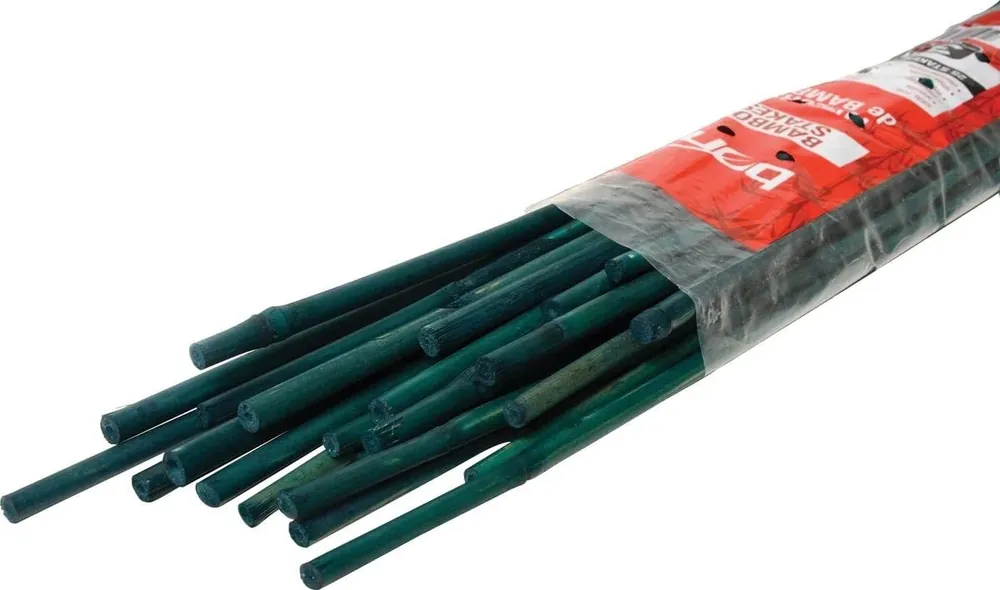 3 Ft. H Green Bamboo Garden Stakes - 25 Pack For Plant Support