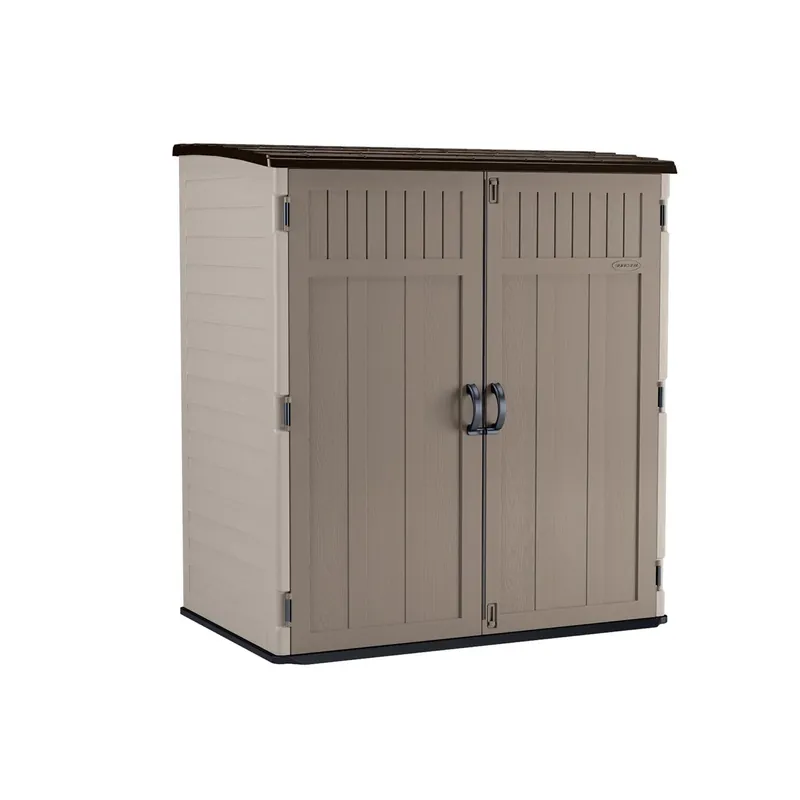 6 Ft. X 3 Ft. Resin Vertical Pent Storage Shed With Floor Kit - Model Bms6202