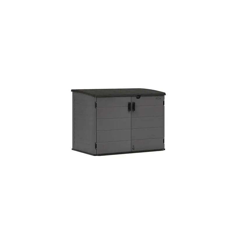 The Stow Away 5 Ft. X 3 Ft. Resin Horizontal Storage Shed With Floor Kit