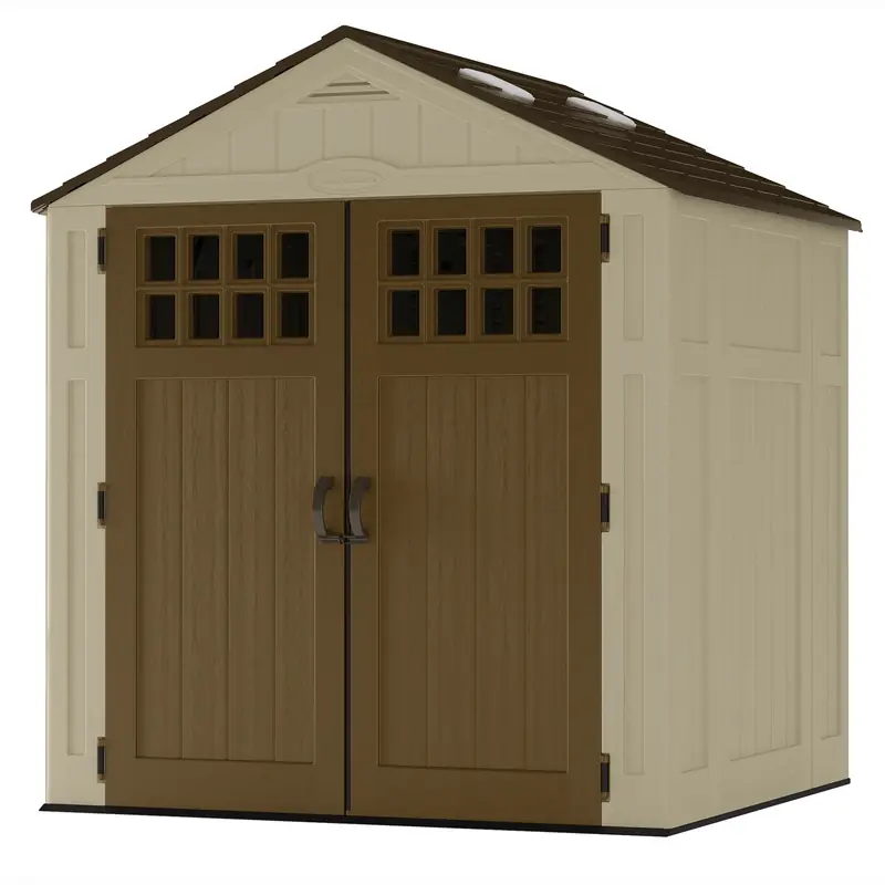 Storage Shed, Resin, 6 X 5-Ft.