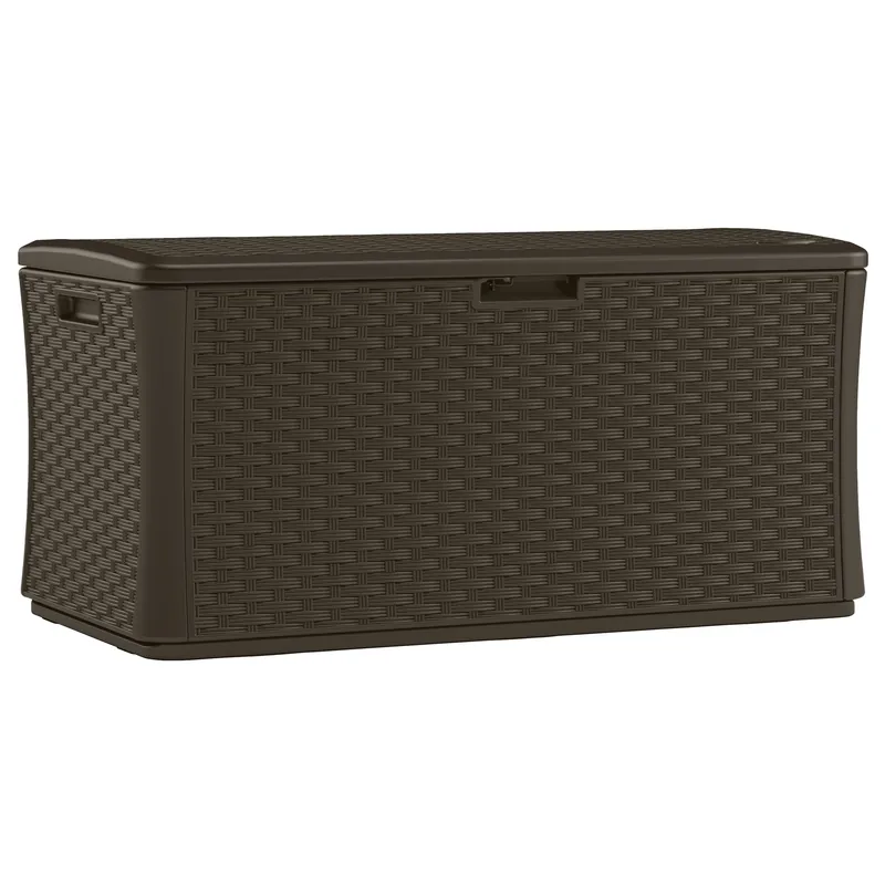 XL Resin Deck Box / Seat, Java, 134 Gallons